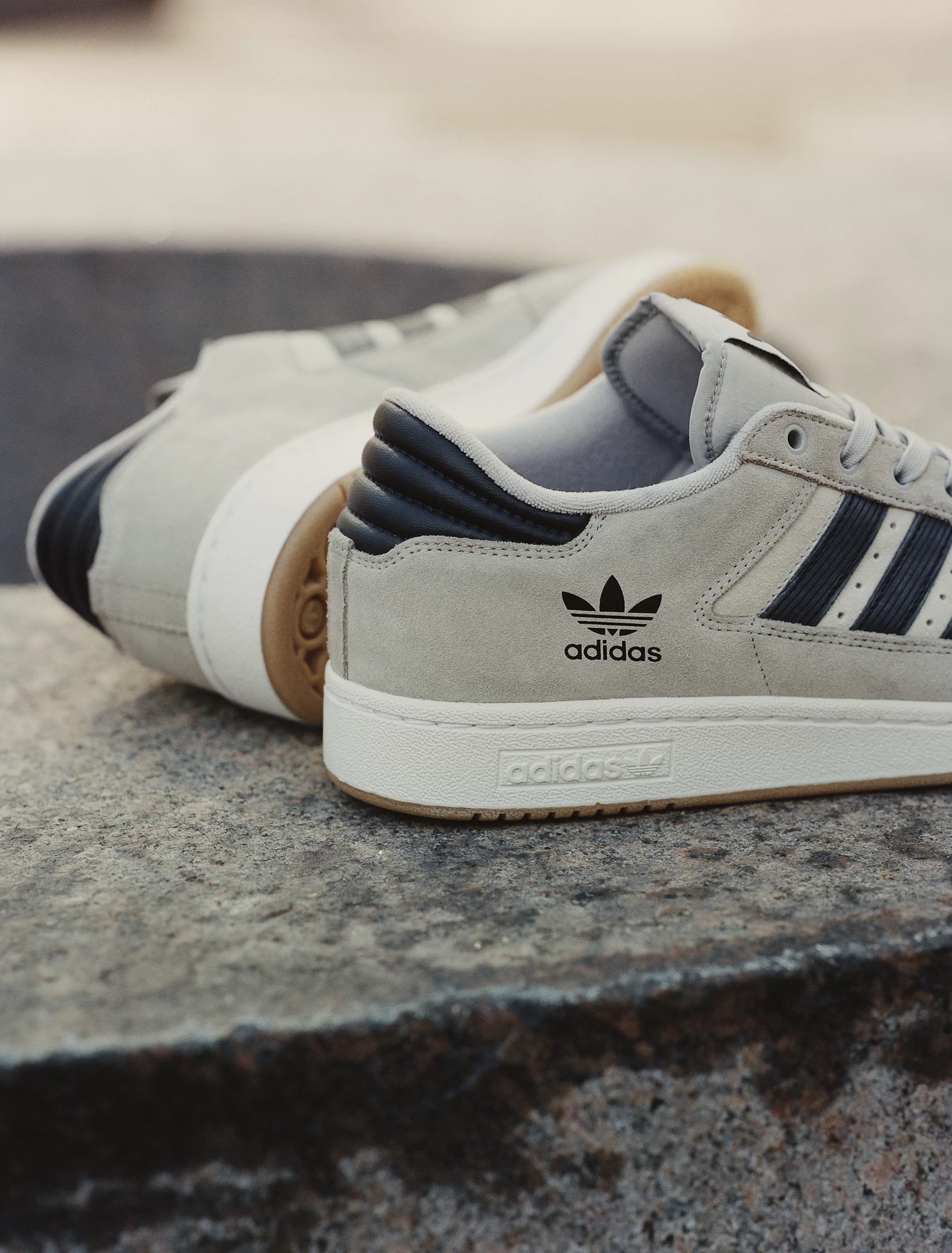 Adidas Centennial 85 ADV Skate Shoes - grey/black/white