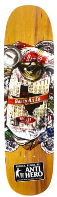 Anti-Hero Beres Refuse 8.63 Skateboard Deck - yellow - view large