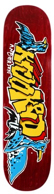 Krooked Manderson Raptors 8.38 Skateboard Deck - red - view large
