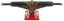 Thunder No Mercy Team Edition Skateboard Trucks - smoke grey/gloss red (149)