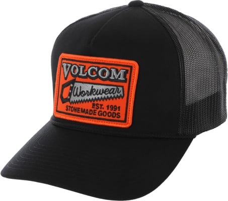 Volcom Sawstone Trucker Hat - black - view large