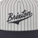 Brixton The League Snapback Hat - washed navy/off white - front detail