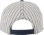 Brixton The League Snapback Hat - washed navy/off white - reverse