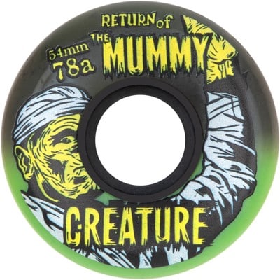 OJ Creature Mummy Keyframe Cruiser Skateboard Wheels - green/black (78a) - view large