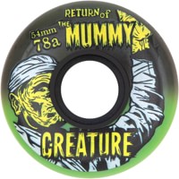 OJ Creature Mummy Keyframe Cruiser Skateboard Wheels - green/black (78a)
