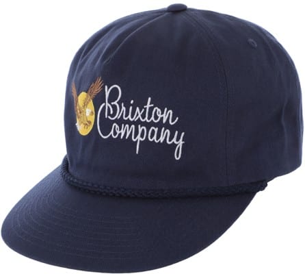 Brixton Soar Snapback Hat - washed navy - view large