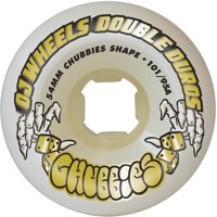 OJ Double Duro Chubbies Skateboard Wheels - white (101a/95a)