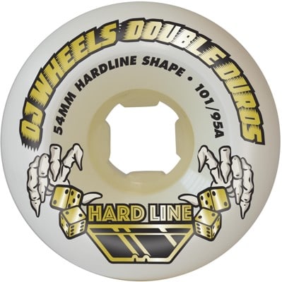 OJ Double Duro Hardline Skateboard Wheels - white (101a/95a) - view large