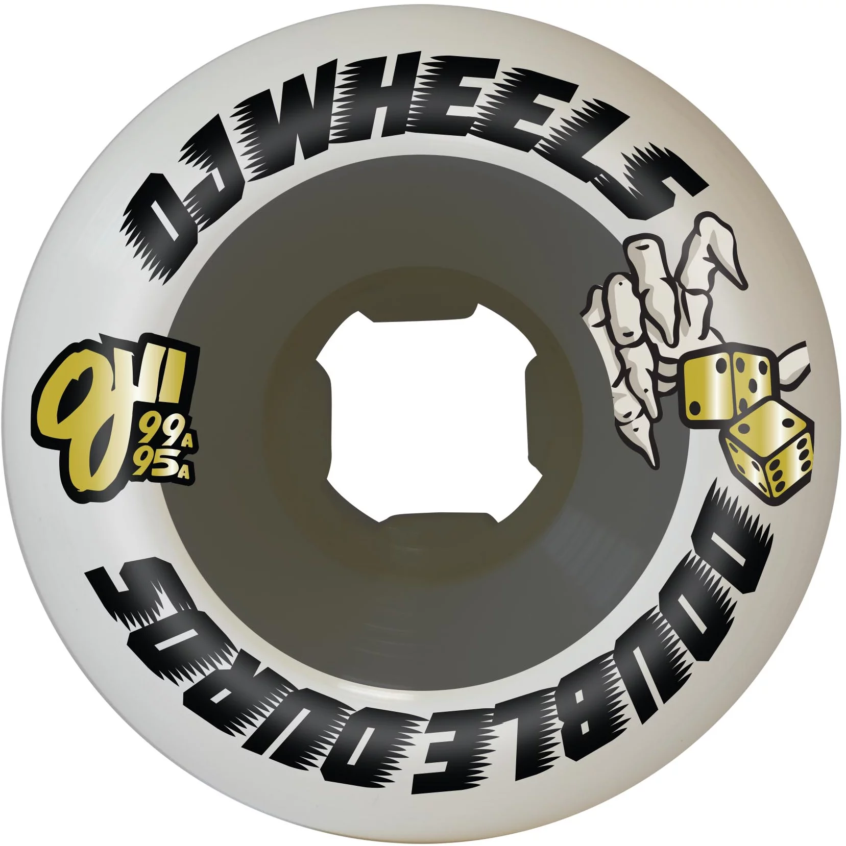 スケートボード Oj Wheels 56mm DOUBLE DURO 56mm /99-95A Chubbies White Gum | Double Duro | OJ
