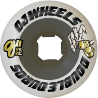 OJ Double Duro Mini Combo Skateboard Wheels - white/black (99a/95a)