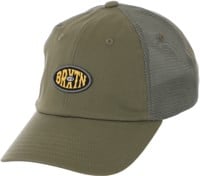 Brixton Largo Netplus Trucker Hat - olive