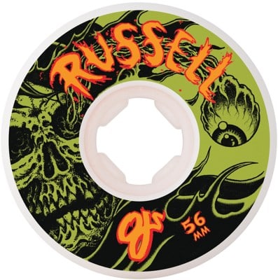 OJ Russell Pro Elite Hardline Skateboard Wheels - optic nightmare (99a) - view large