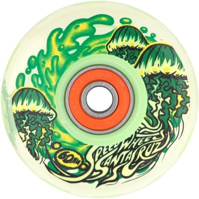 Slime Balls Jelly Fish Light Ups Cruiser Skateboard Wheels - glow in the dark (78a) - view large