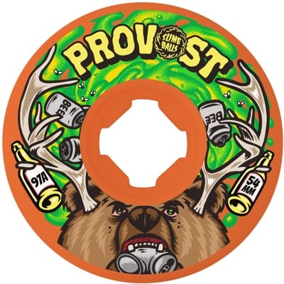 Slime Balls Provost Guest Pro Vomit Mini Skateboard Wheels - beer/orange (97a) - view large