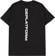 Quasi Drop-Out T-Shirt - black - reverse