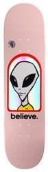 Alien Workshop Believe Hologram 8.0 Skateboard Deck - pink