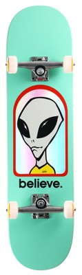 Alien Workshop Believe Hologram 8.25 Complete Skateboard - teal - view large