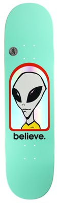 Alien Workshop Believe Hologram 8.25 Skateboard Deck - teal - view large