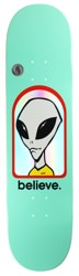 Alien Workshop Believe Hologram 8.25 Skateboard Deck - teal