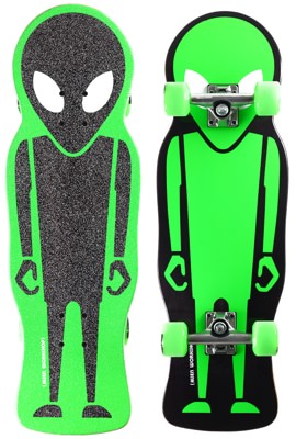 Alien Workshop Soldier 9.675 Die Cut Complete Cruiser Skateboard - green - view large