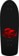 Powell Peralta OG Ripper 10.0 Wheel Wells Skateboard Deck - red foil - top