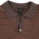 Former AG Open Collar Polo Shirt - copper - front detail