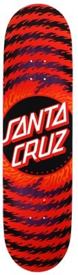 Santa Cruz Flame Ringed Dot 8.5 7 Ply Birch Skateboard Deck - view large