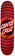 Santa Cruz Flame Ringed Dot 8.5 7 Ply Birch Skateboard Deck