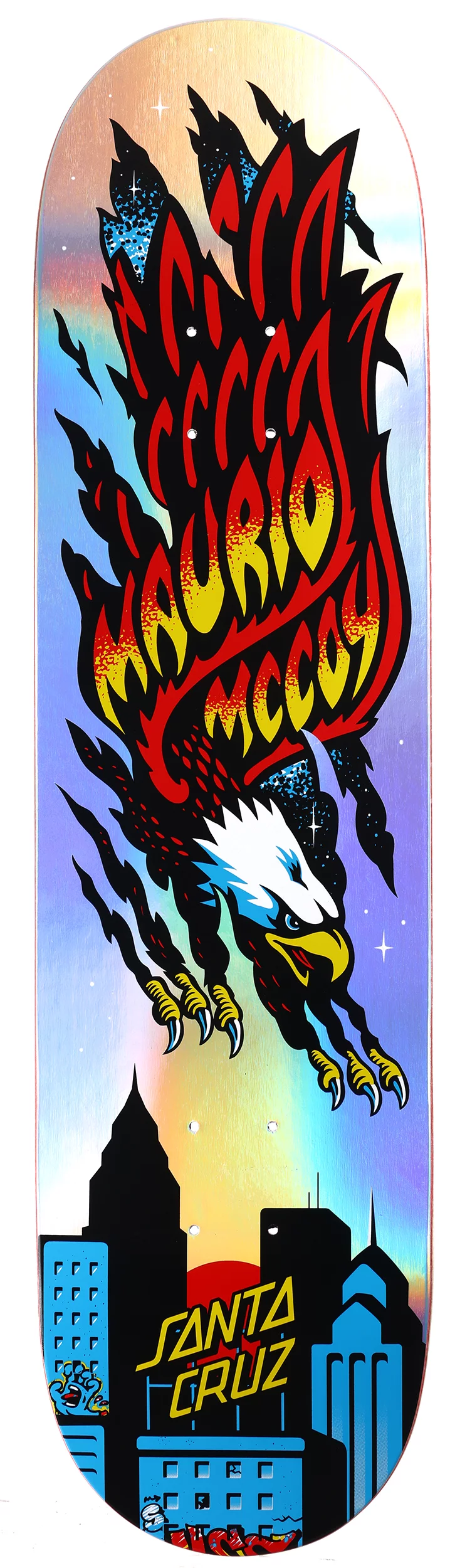 Santa Cruz McCoy Ripping Eagle 8.25 VX Twin Shape Skateboard Deck