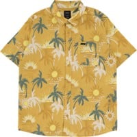 RVCA Sunset S/S Shirt - saffron