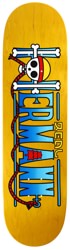 Real Hermann Steve Treasure 8.5 True Fit Shape Skateboard Deck - yellow