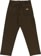 Tactics Kowalski Ripstop Double Knee Pants - brown - reverse