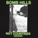 GX1000 Bomb Hills Not Countries T-Shirt - black/green - front detail