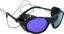 Dang Shades Glacier Polarized Sunglasses - black/purple polarized lens