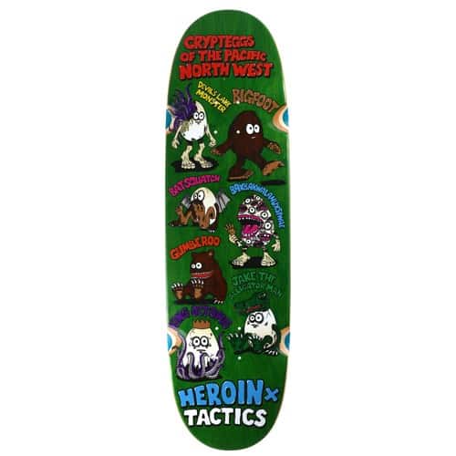 HEROIN デッキ　HEROIN×TACTICS This New Heroin Skateboards x Tactics Collab Screams Pacific