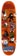 Tactics Heroin Crypteggs 9.125 Symmetrical Shape Skateboard Deck - orange
