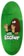 Tactics Heroin Eggfoot 13.5 Symmetrical Eggzilla Shape Skateboard Deck - green