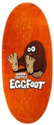 Tactics Heroin Eggfoot 13.5 Symmetrical Eggzilla Shape Skateboard Deck - orange