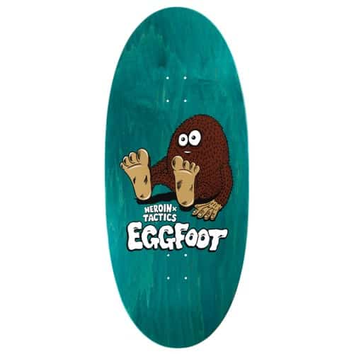 HEROIN デッキ　HEROIN×TACTICS Tactics Heroin Eggfoot 13.5 Symmetrical Eggzilla Shape