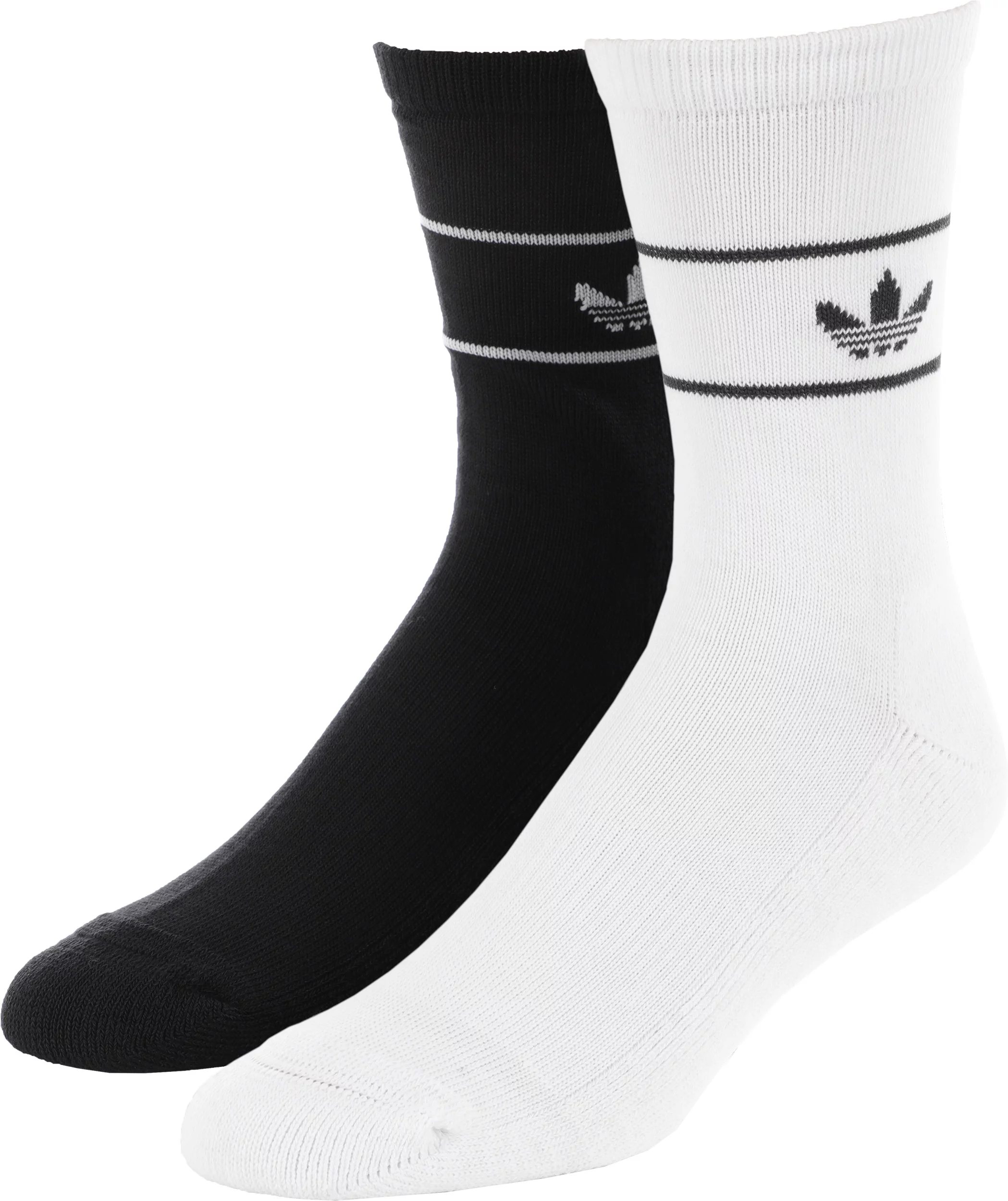 Adidas Skate 2 Pack Sock - white/black | Tactics