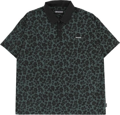 GX1000 Floral Polo Shirt - emerald - view large