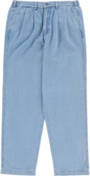 Tactics Buffet Pleated Denim Jeans - washed blue