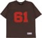 Fucking Awesome Stamp Logo Practice Jersey - brown/red - front