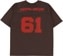 Fucking Awesome Stamp Logo Practice Jersey - brown/red - reverse
