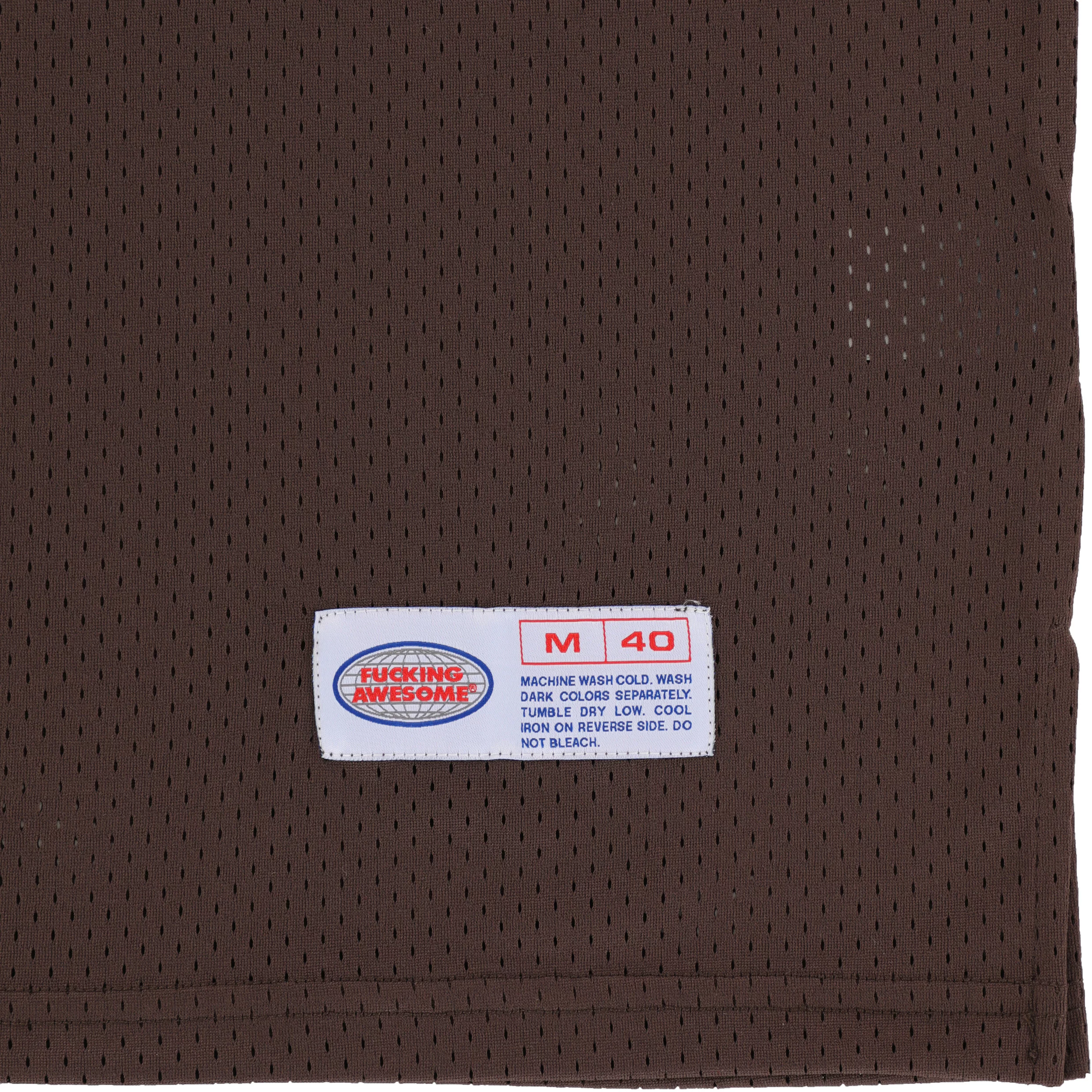 【FUCKING AWESOME】 STAMP LOGO PRACTICE JERSEY BROWN Fucking Awesome Stamp Logo Practice Jersey - Brown – CCS
