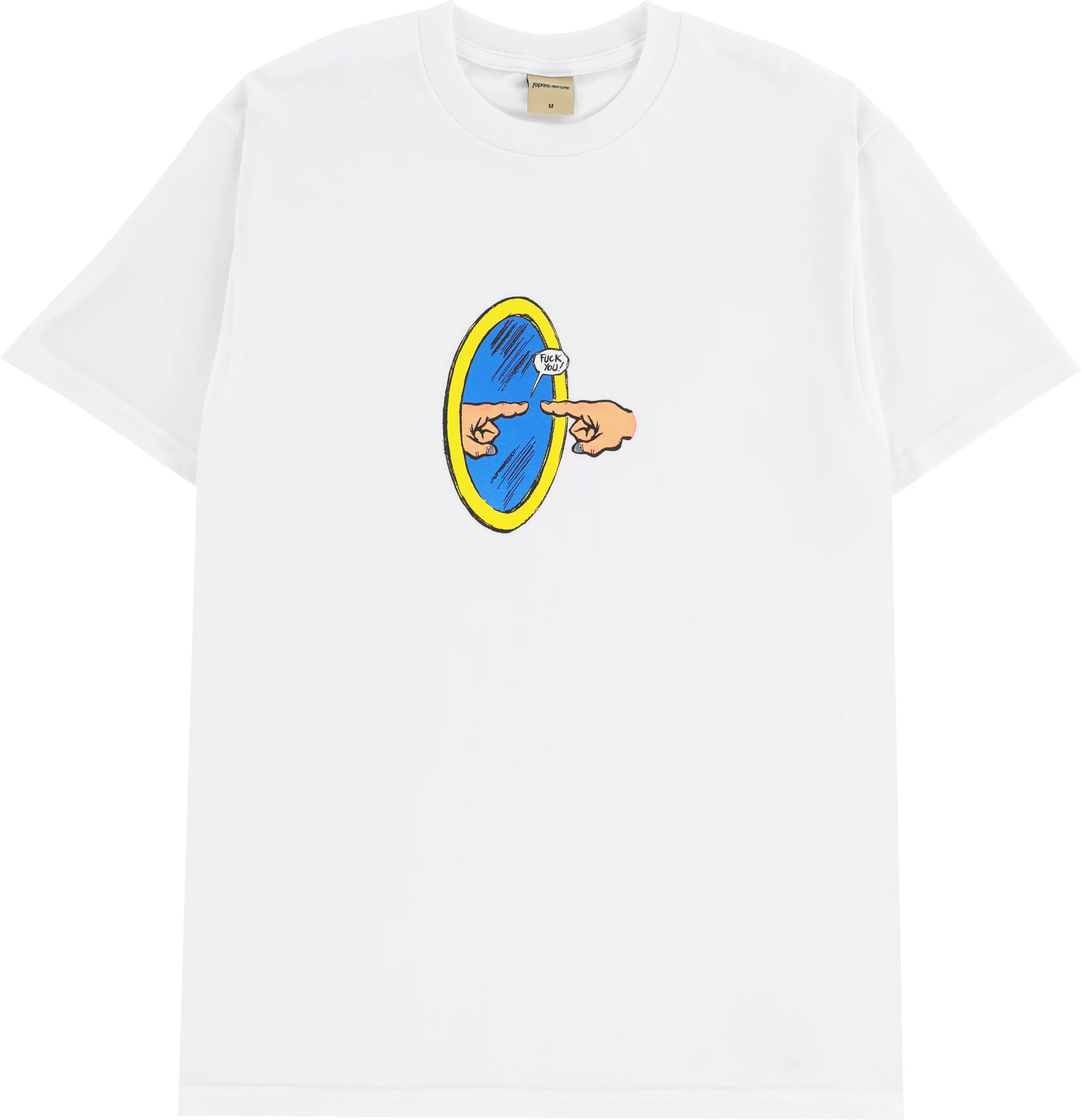 【FUCKING AWESOME】 FTW TEE WHITE Fucking Awesome Fuck You T-Shirt - white | Tactics