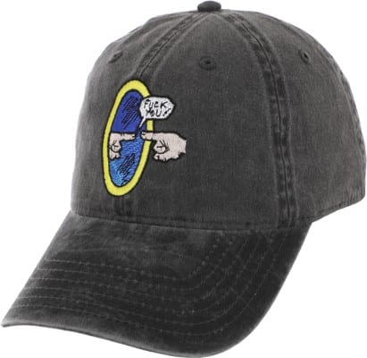 Fucking Awesome Fuck You Snapback Hat - grey/black - view large