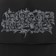 Fucking Awesome Savie Trucker Hat - black - front detail