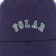 Polar Skate Co. College Logo Strapback Hat - navy - front detail