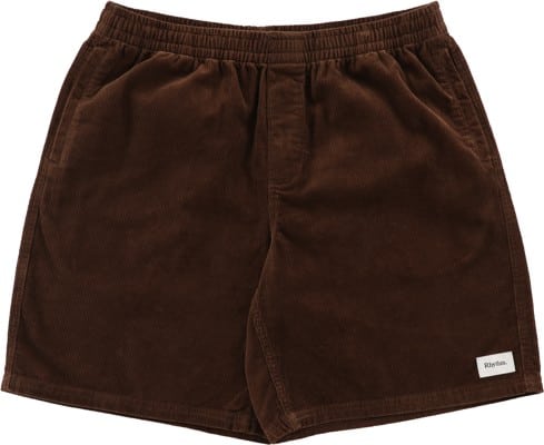 Rhythm Earth Cord Jam Shorts - brown - view large